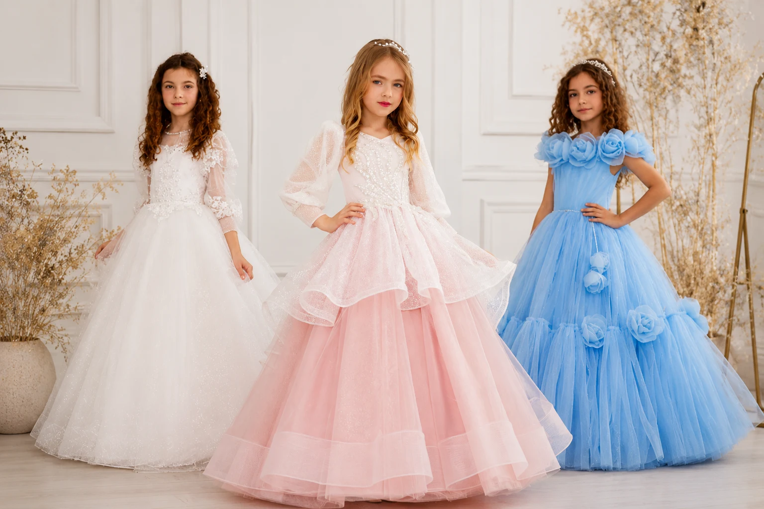 A festive dress for a girl: to buy, have it custom-made, or rent?