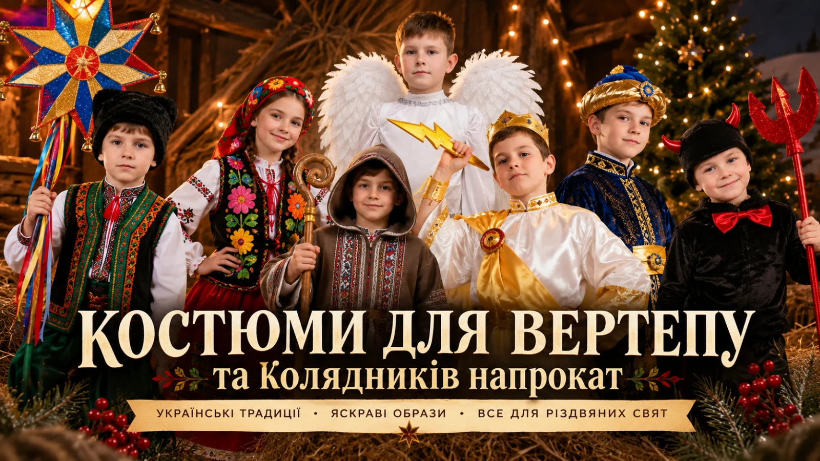 Nativity and Caroler Costumes for Rent in Kyiv: Preparing for Christmas 2026