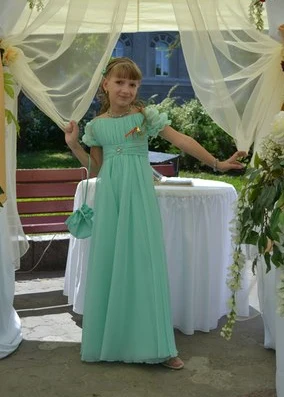 Ошатне плаття Ірина 1709 м'ята