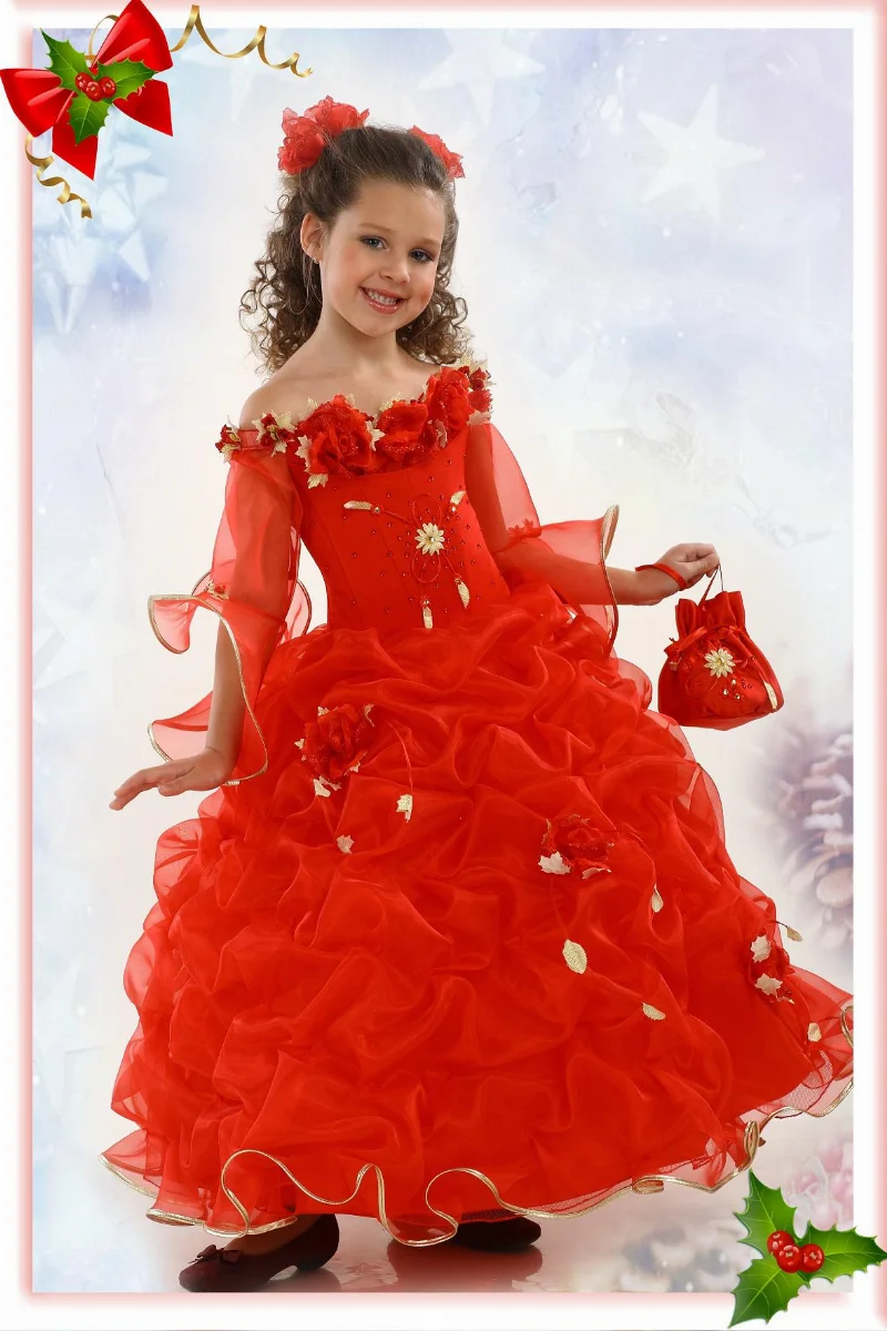 Elegant dress Basket 1724 red