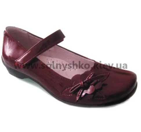 Туфлі для дівчинки бордо 5509-371