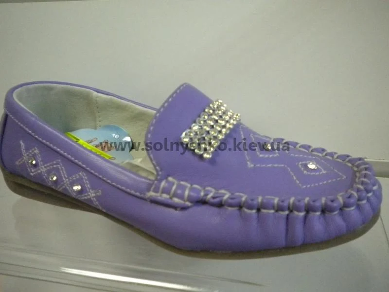 Мокасини для дівчинки бузкові 985-F659