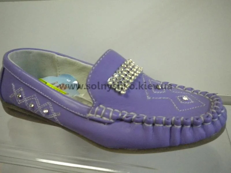 Мокасини для дівчинки бузкові 985-F659