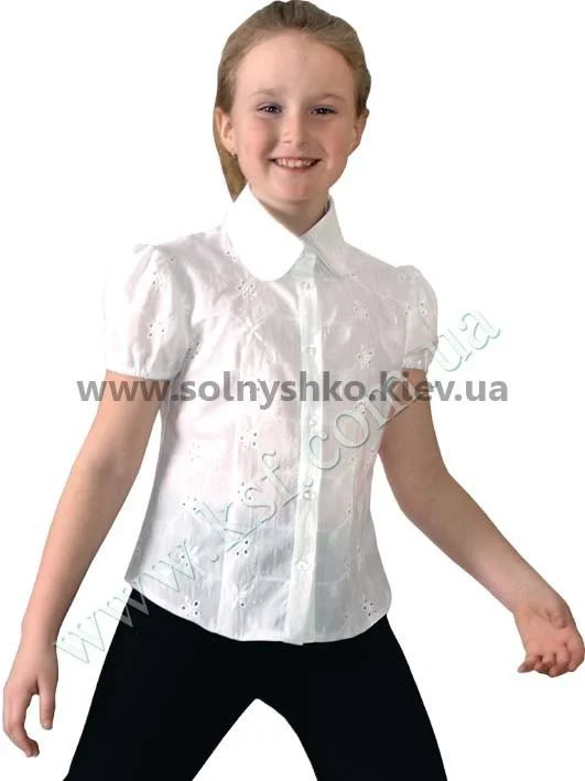 Блуза шкільна для дівчинки 1732/1