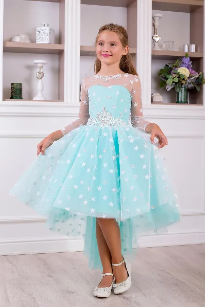 Elegant dress for the girl 10764