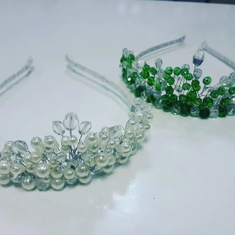 Корона для дівчинки сріблення сяйво ТМ Sonechko