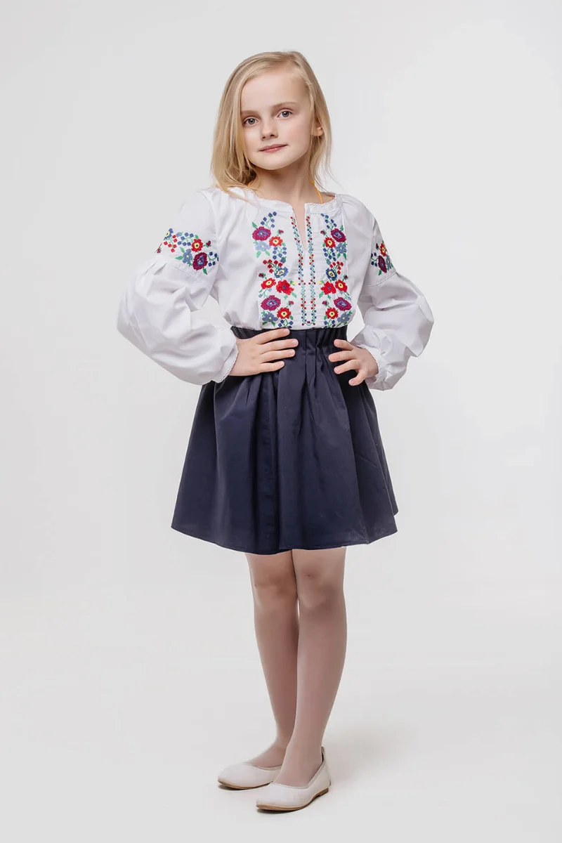 Блуза - вишиванка для дівчинки Ясочка Сварга