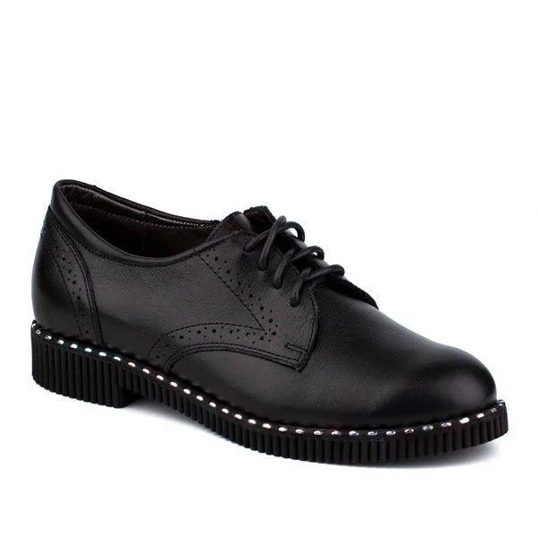 Shoes - low shoes leather for the girl 61180-1 TM Shagovita