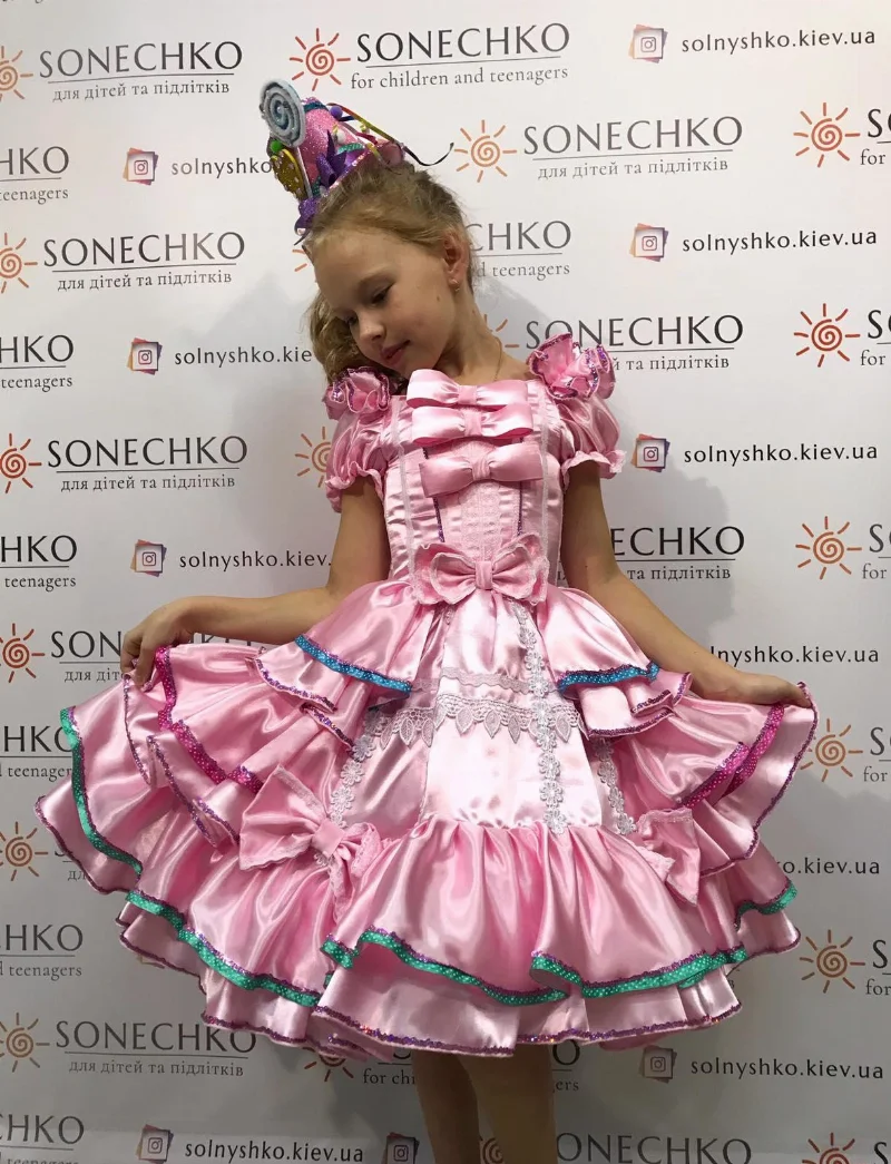 Карнавальный костюм для девочки Королева Пирожное, Конфетка Стиль