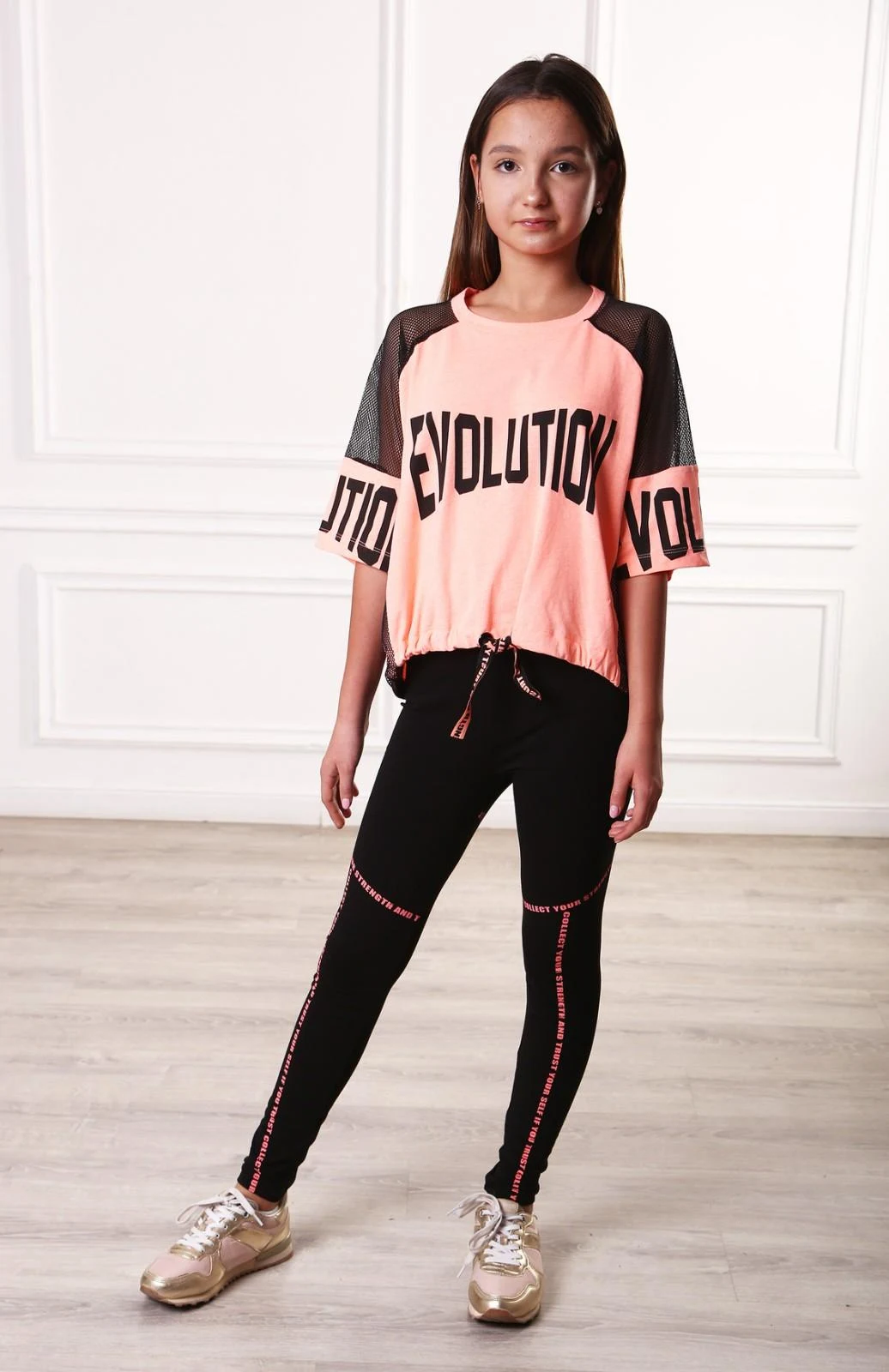 Leggings for the girl 3005 black TM Marions