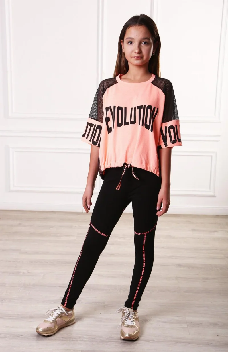 Leggings for the girl 3005 black TM Marions