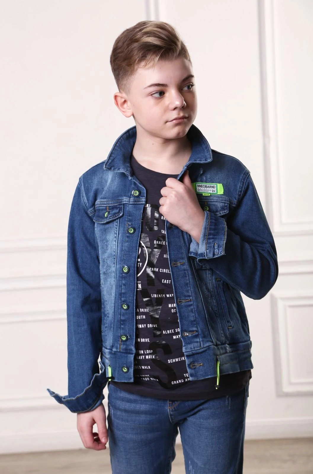 Джинсова куртка 17295 ТМ A-Yugi Jeans
