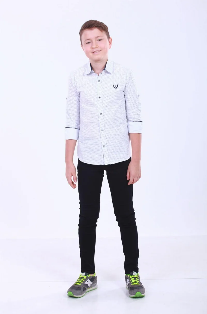 Штани для хлопчика джинс 2750 чорні A-Yugi Jeans