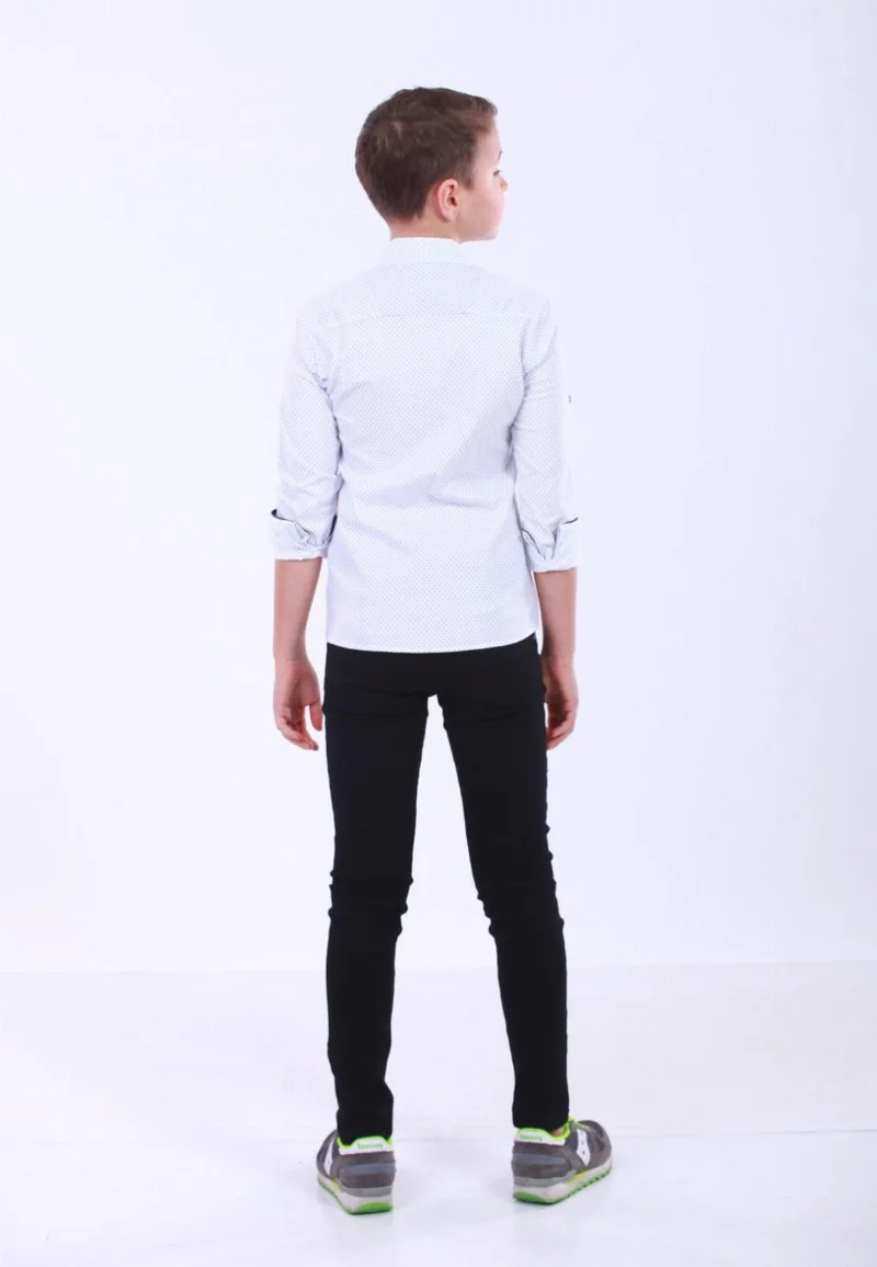 Штани для хлопчика джинс 2750 чорні A-Yugi Jeans