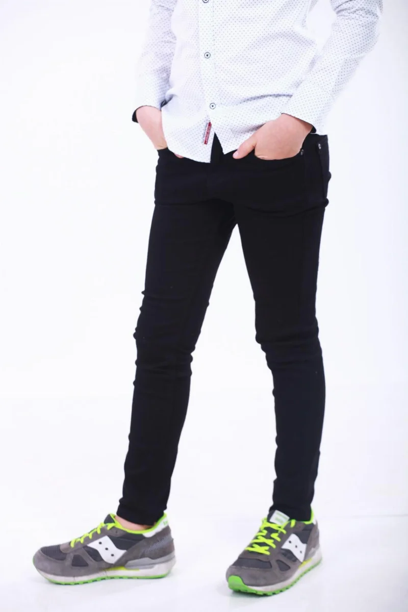 Штани для хлопчика джинс 2750 чорні A-Yugi Jeans