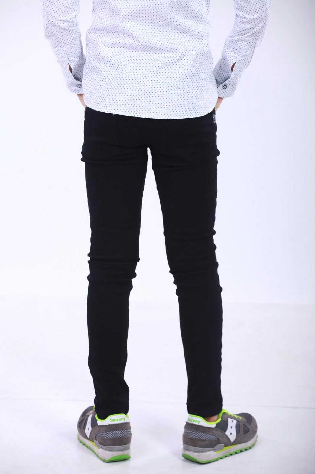 Штани для хлопчика джинс 2750 чорні A-Yugi Jeans