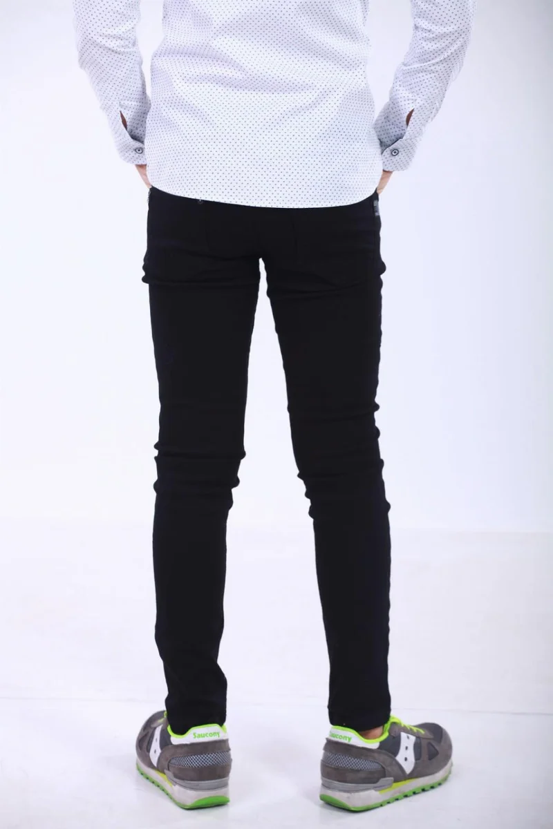 Штани для хлопчика джинс 2750 чорні A-Yugi Jeans
