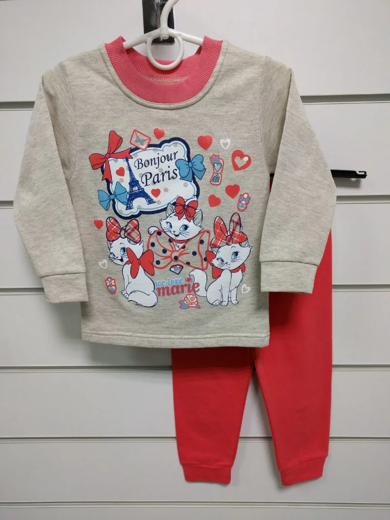 Pajamas warmed for the girl Three cats 245-14 TM LOTEX