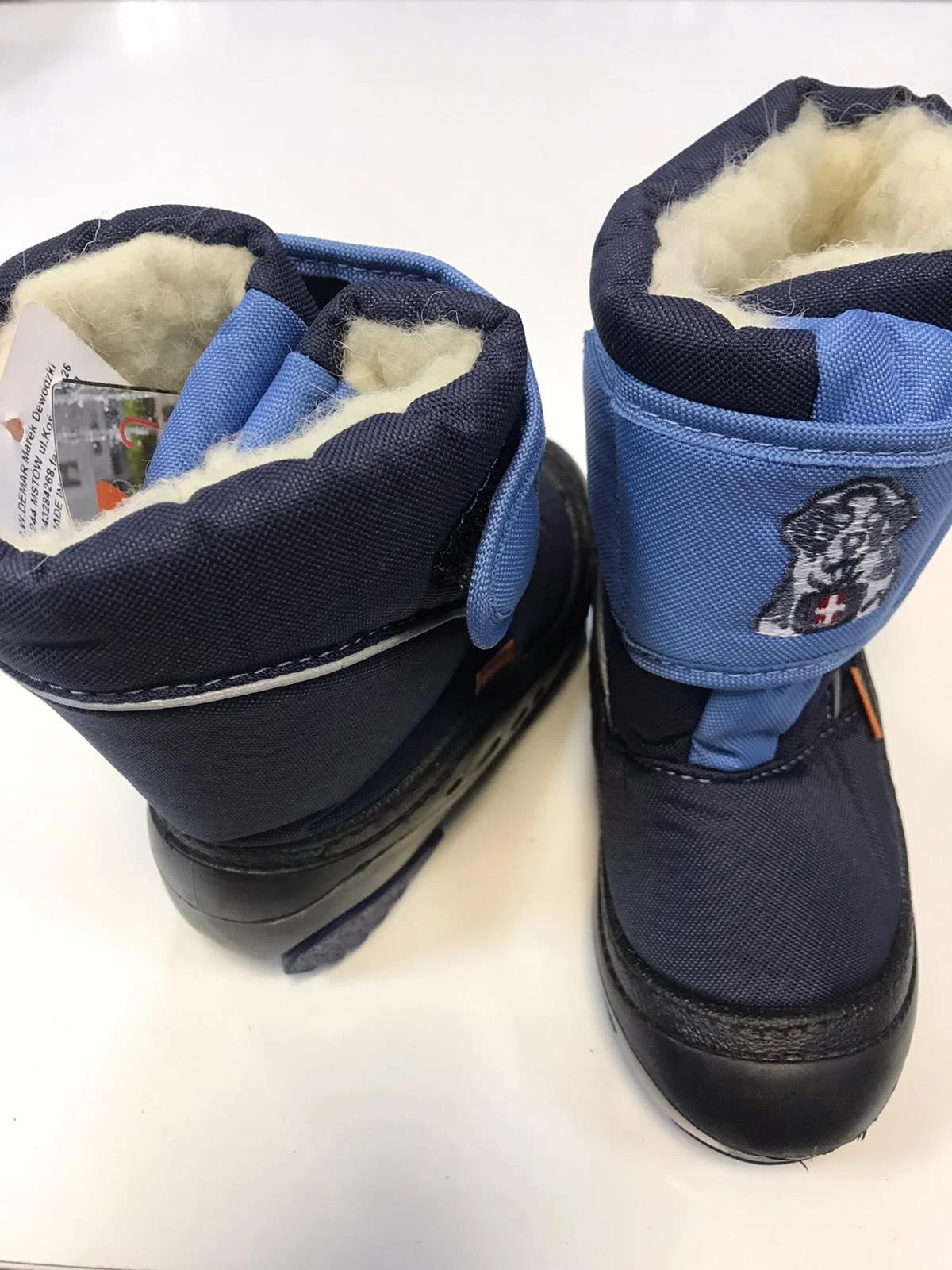 Winter boots - snow boots for kids 4021 blue by TM Demar