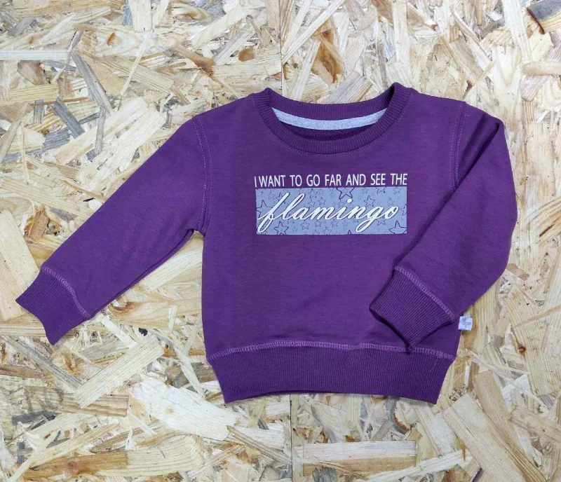 Jumper for the girl 817-321 violet TM Flamingo, Ukraine