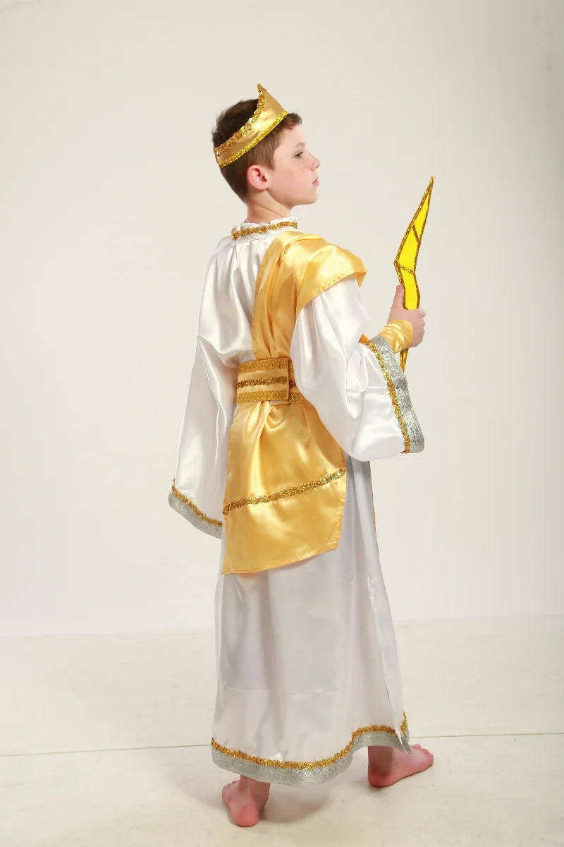 Carnival costume for a boy. Ancient Greek God, Zeus.
