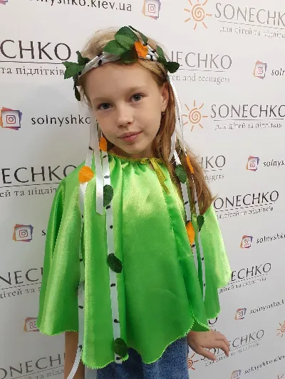 Карнавальний костюм для дівчинки Обруч Берізка