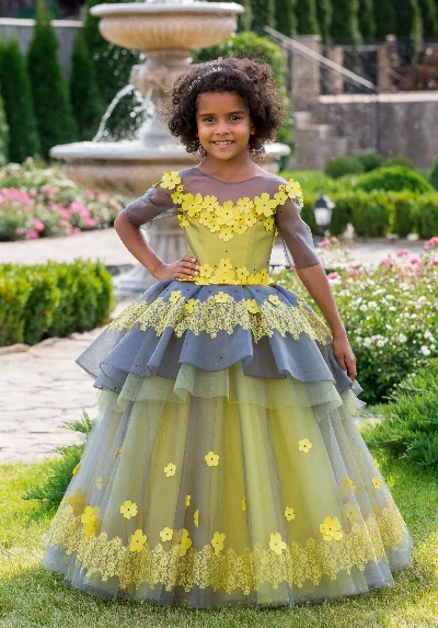 Elegant ball gown for the girl 11751
