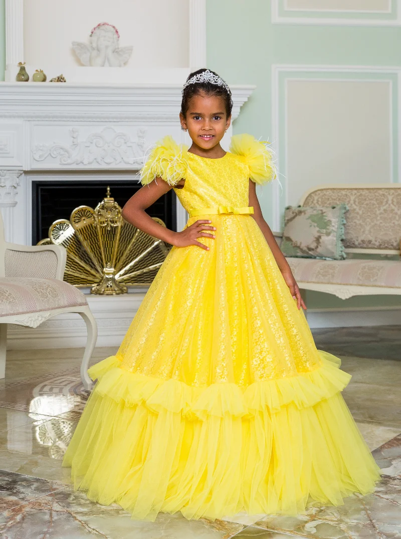 Святкове бальне плаття для дівчинки 11782