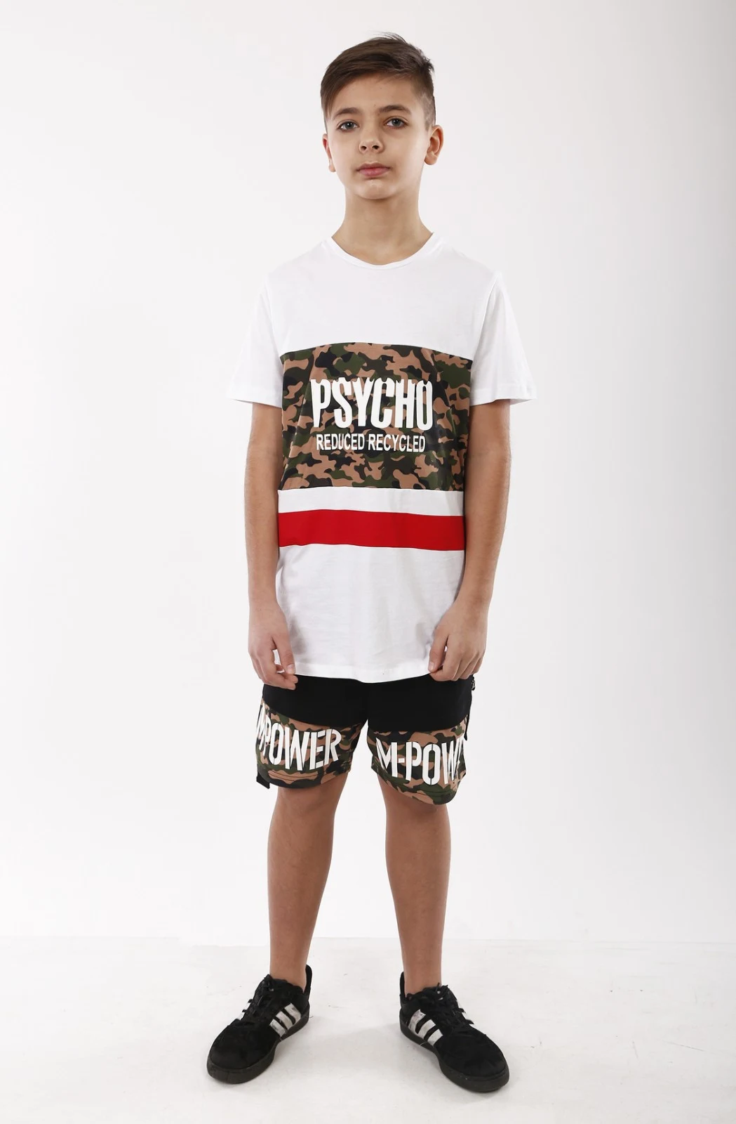 T-shirt for the boy 2933.01 / 13 white with red TM Marions