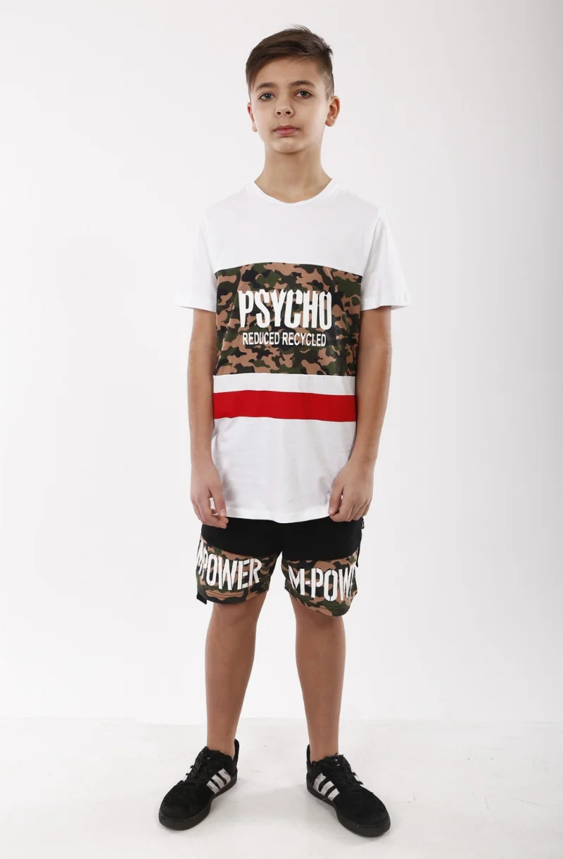 T-shirt for the boy 2933.01 / 13 white with red TM Marions