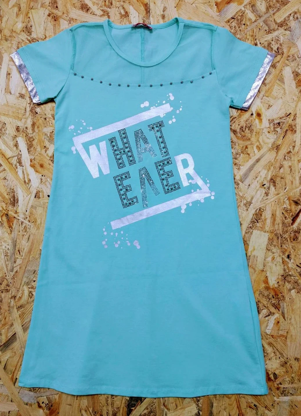 Dress tunic summer for the girl 7107 mint