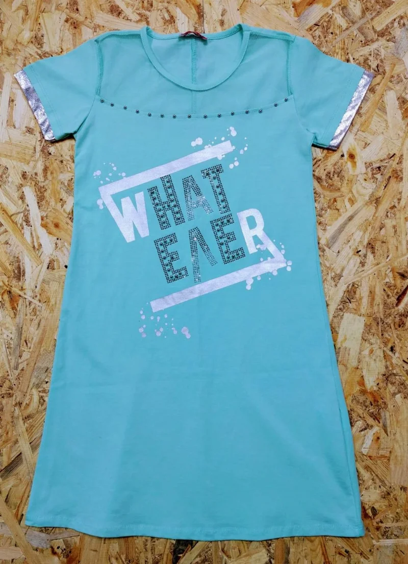 Dress tunic summer for the girl 7107 mint