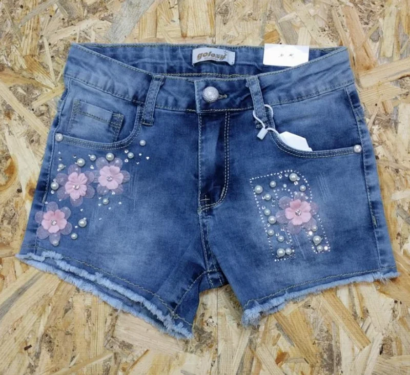 Jeans shorts for girls 7089 S&D kids, Hungary
