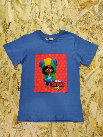 T-shirt BRAWL STARS blue 9187