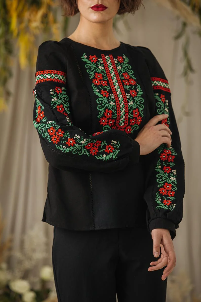 Вишиванка Марго синя В