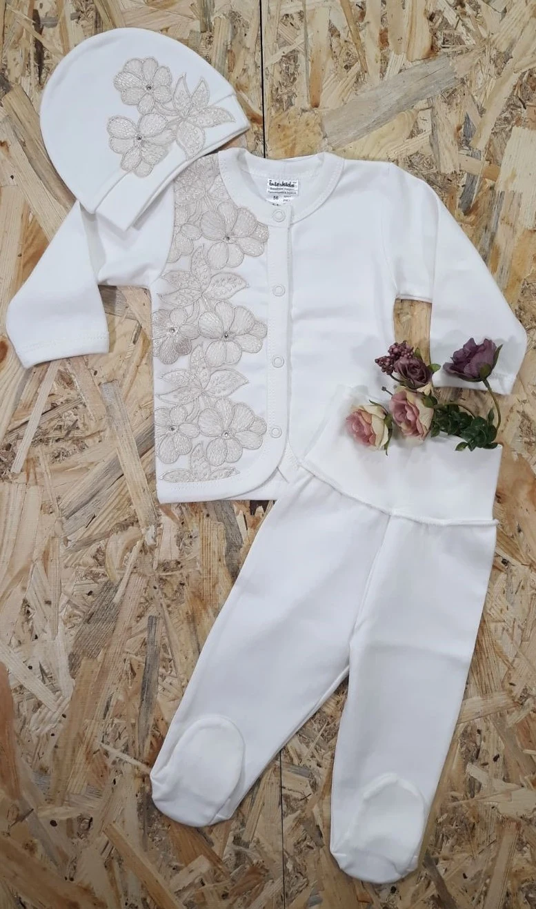 Комплект для дівчинки Фіалка Interkids 4090 молочний
