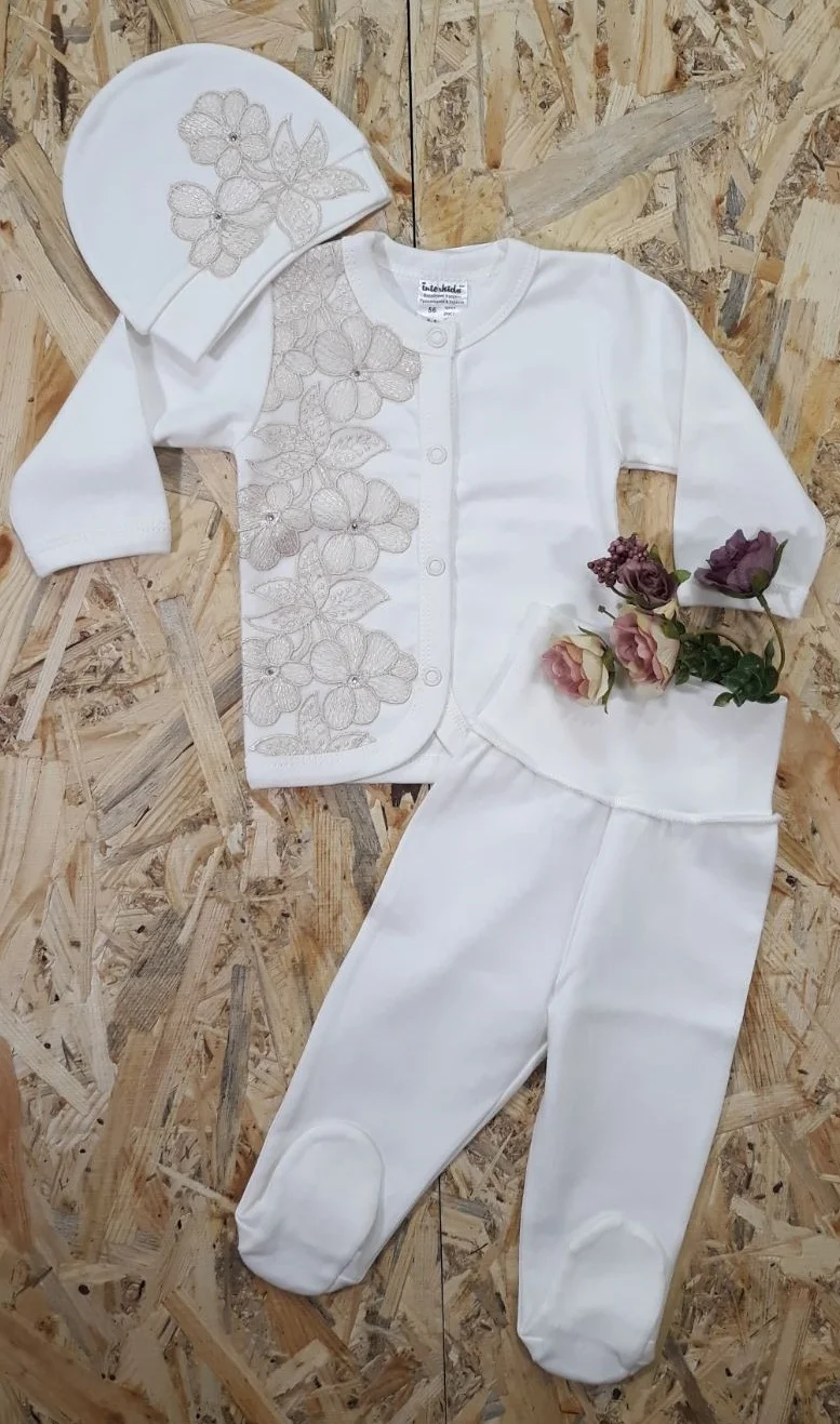 Комплект для дівчинки Фіалка Interkids 4090 молочний