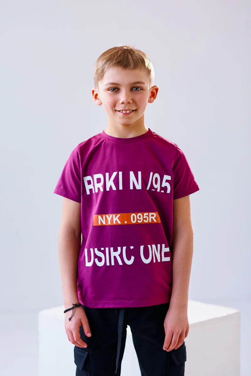 Футболка Хонда 4931 сливова