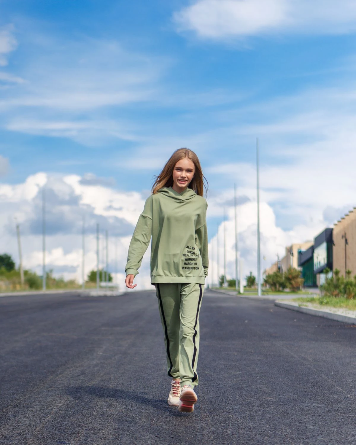 Спортивний костюм Ленотті хакі