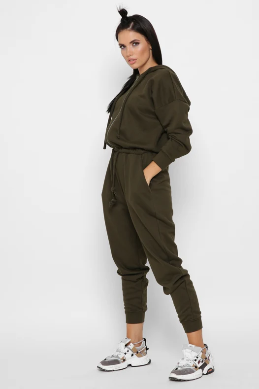 Jumpsuit KB-6138-1 khaki