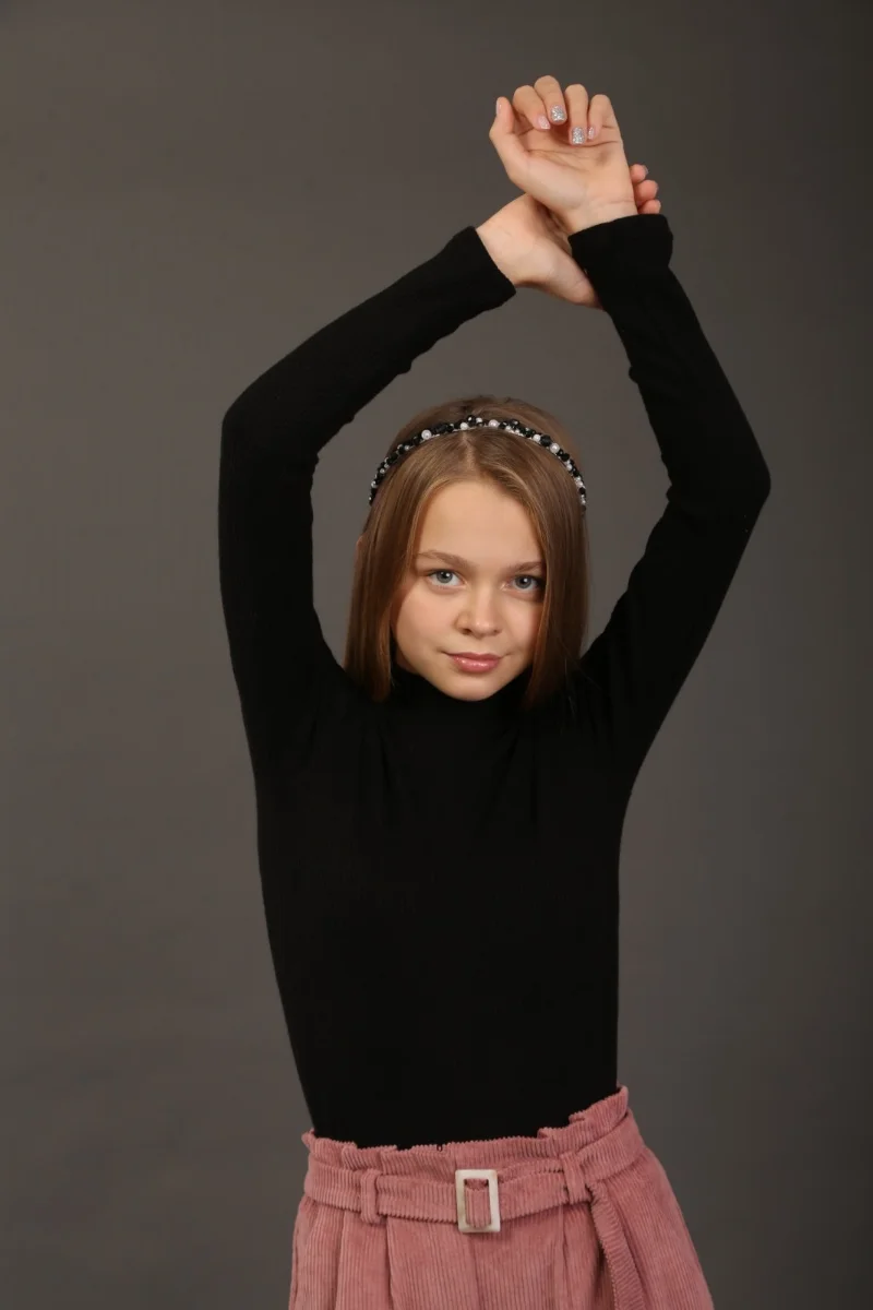 Гольф в'язка чорний