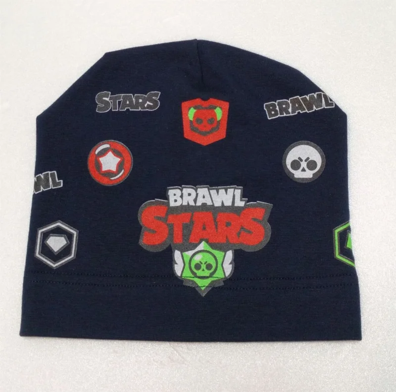 Шапки трикотажна BRAWL STARS темно-синя