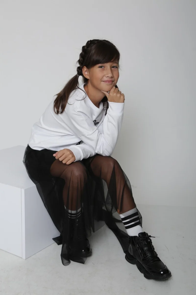 Спідниця фатіновой Olga чорна