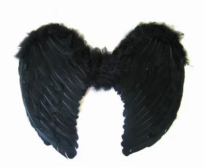 Feather Angel Wings Costume 75 * 50cm Black