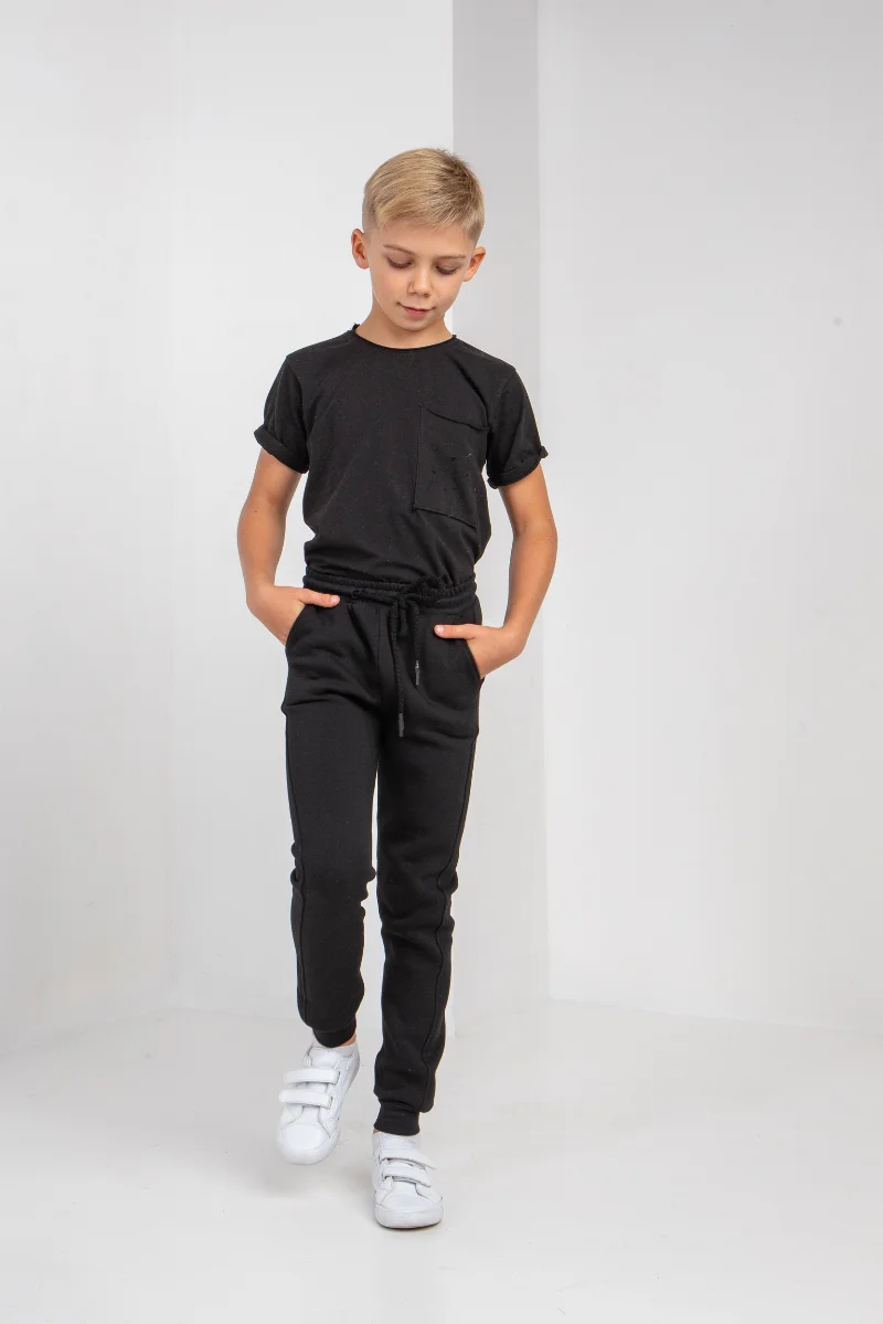 Спортивні штани Коліас 6055 байка чорні