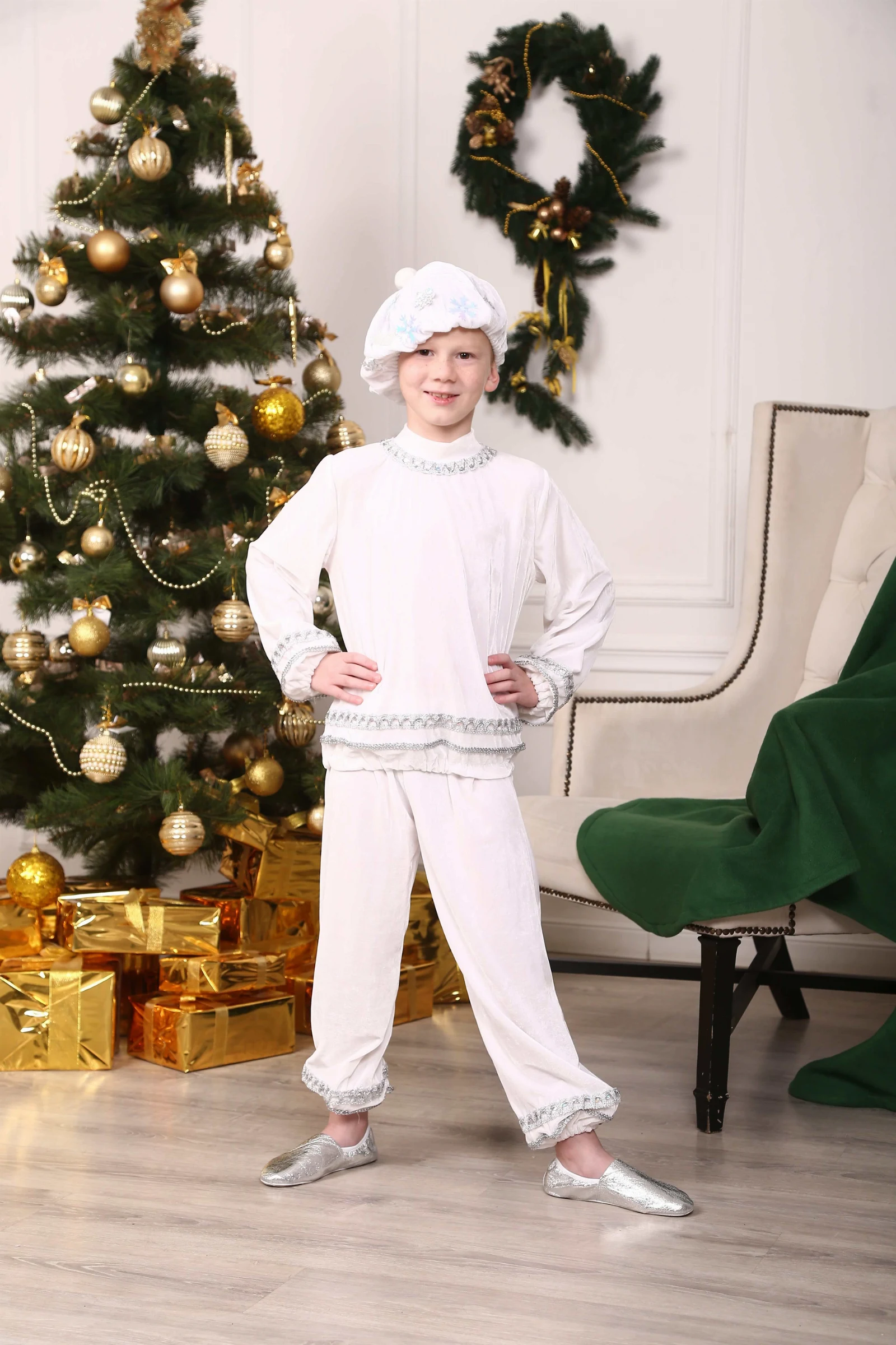 Snowman / Snow Boy Carnival Costume for Boys