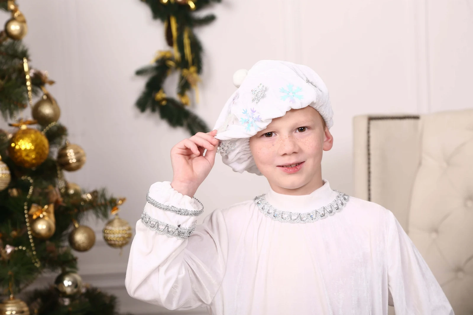 Snowman / Snow Boy Carnival Costume for Boys