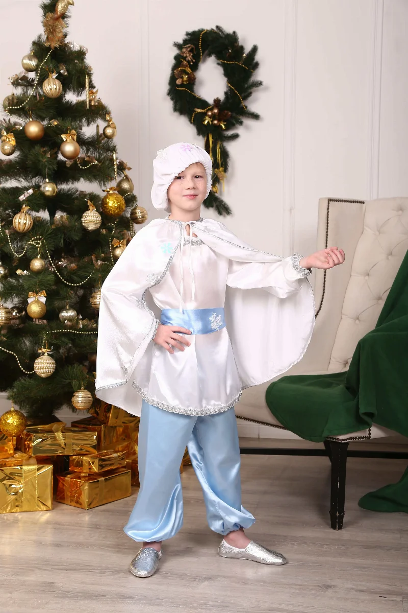 Snowman Carnival Costume for Boys, Snow Kai #2