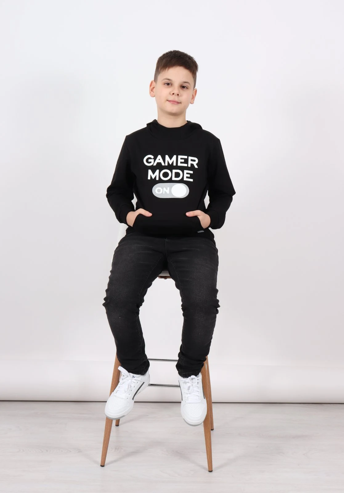 Худі gamer mode чорний