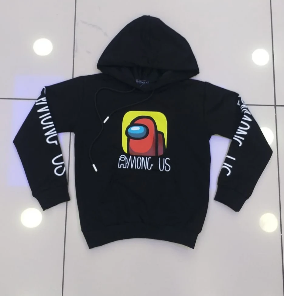 Among Us Hoodie Sweatshirt black